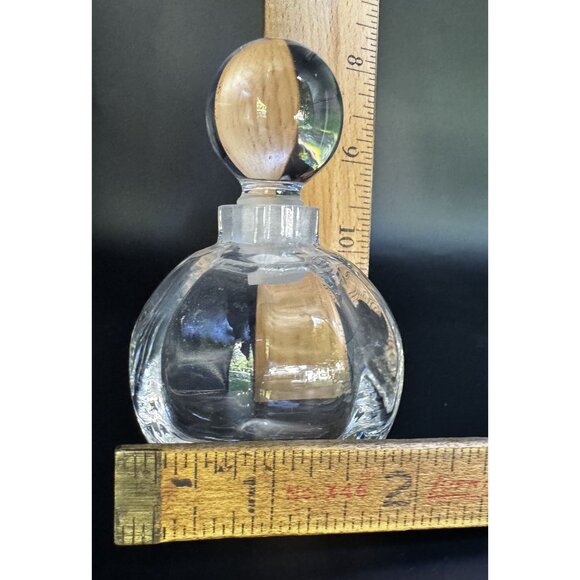 Vintage Lenox Crystal Perfume Bottle With Stopper 4 in - Picture 4 of 4